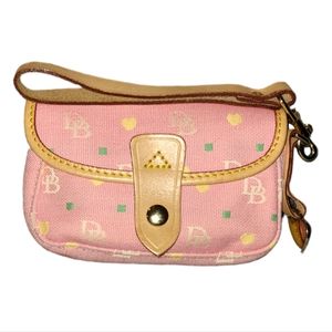 Dooney & Bourke Pink Heart Wristlet